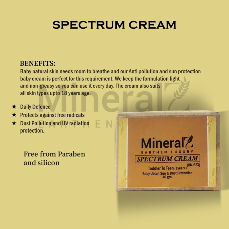 Spectrum Cream: Baby Ubtan Sun and Dust Protection Cream (Toddler to Teen) - Image 4